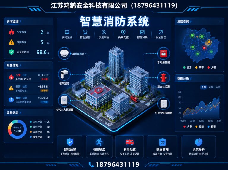 廊坊智慧消防系统展示图